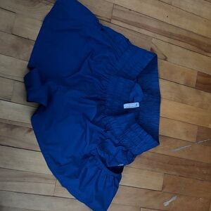 FP Movement The Way Home High-Rise Shorts - Navy Blue - Size Small